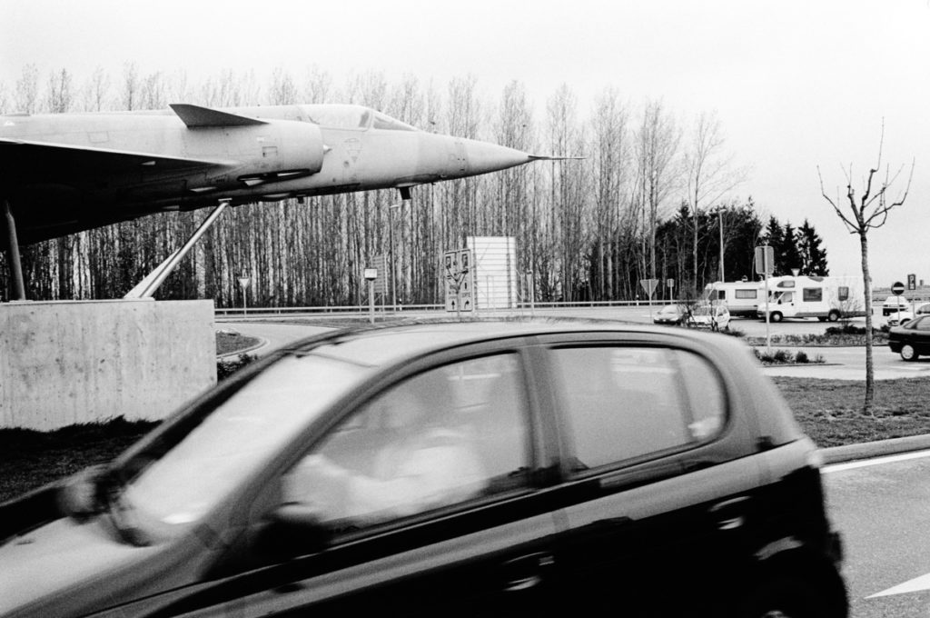 A derelict Mirage plane, Rose de la Broye, Switzerland - 2004