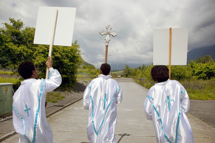 Africa Saints Pilgrimage (Pèlerinage aux Saints d'Afrique), St-Maurice, Switzerland.